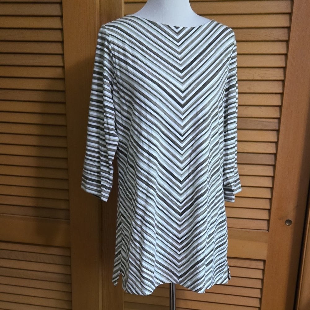 3 For 9$ Striped Green Women's Top